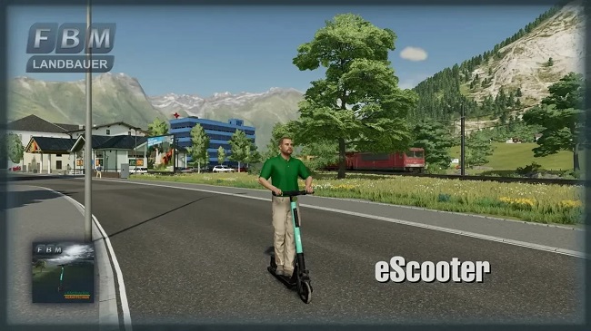 eScooter v1.0 для Farming Simulator 22 (1.9.x)
