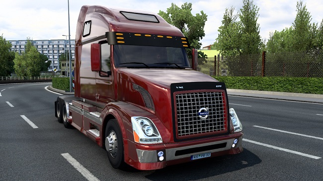 Мод Volvo VNL 670 v1.6.2 для Euro Truck Simulator 2 (1.47.x)