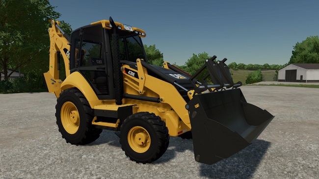 CAT 430E Backhoe v1.0 для Farming Simulator 22 (1.9.x)