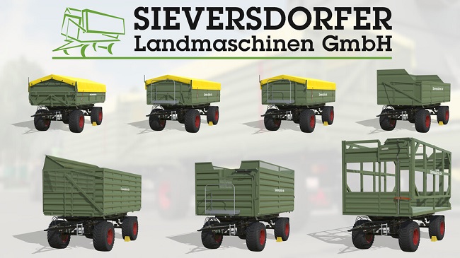 Sieversdorfer Trailer Package v1.0.0.0 для Farming Simulator 22 (1.9.x)