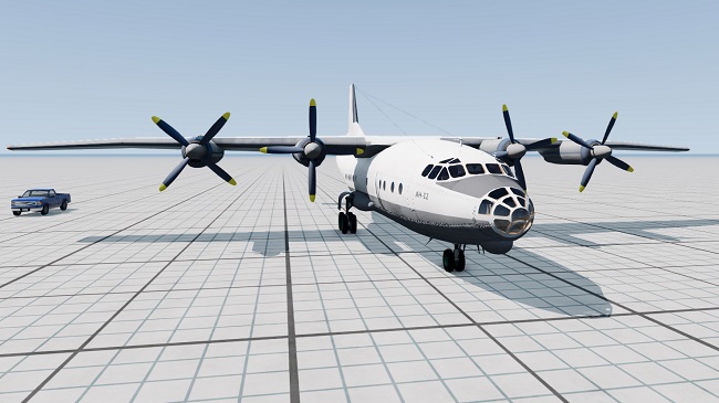 Antonov AN-12B v1.0 для BeamNG.drive (0.28.x)