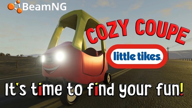 Little Tikes Cozy Coupe v1.0 для BeamNG.drive (0.28.x)