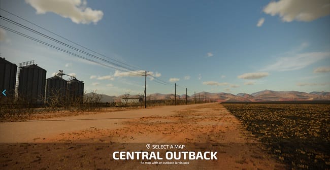 Карта Central Outback 4x v1.0 для BeamNG.drive (0.28.x)