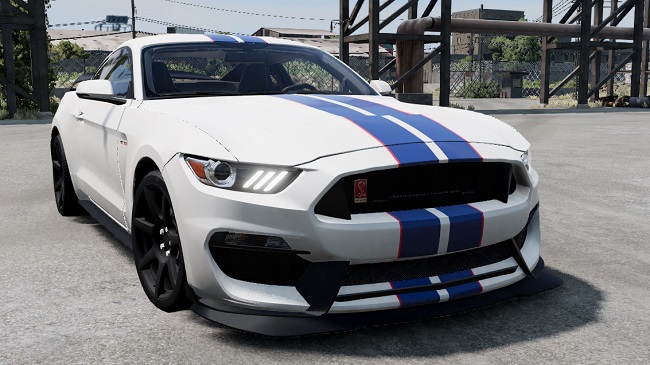 Ford Mustang S550 v1.0 для BeamNG.drive (0.28.x)