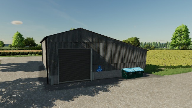 Vehicle Storage With Workshop v1.0 для Farming Simulator 22 (1.10.x)