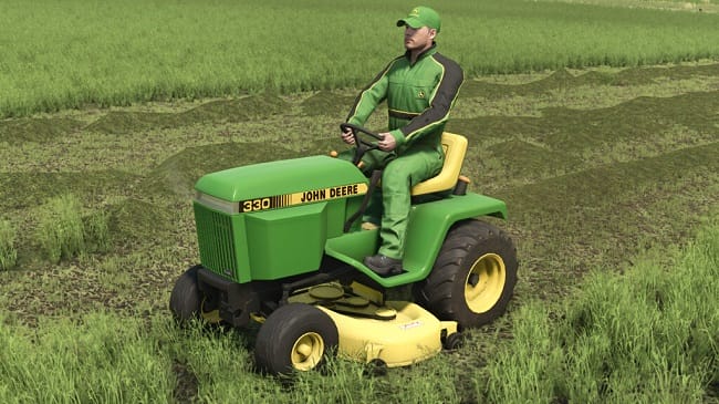 John Deere 330 Lawn Mower v1.0 для Farming Simulator 22 (1.10.x)