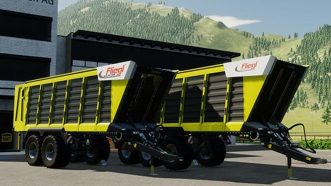 Fliegl, CLAAS Cargos 750/760 v1.0 для Farming Simulator 22 (1.10.x)