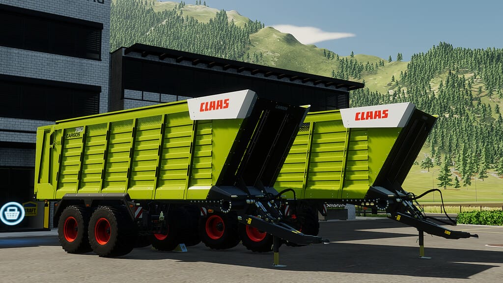 Fliegl Claas Cargos 750760 V10 для Farming Simulator 22 110x Моды для игр про 0637