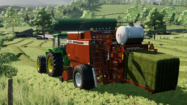 Hesston 4900 Baler v1.0 для Farming Simulator 22 (1.12.x)