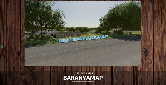 Карта Baranyamap v1.0 для Farming Simulator 22 (1.12.x)