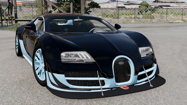 Bugatti Veyron v1.0 для BeamNG.drive (0.29.x)