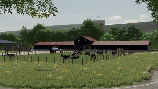 Cow Barn XL v1.0 для Farming Simulator 22 (1.12.x)