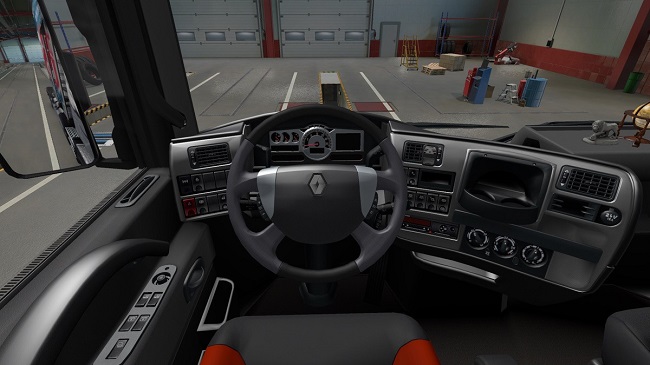 Интерьер Renault Magnum v1.0 для Euro Truck Simulator 2 (1.48.x)
