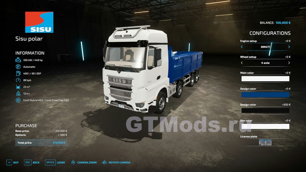 SISU POLAR CASSETTE V1.0 – FS22 mod