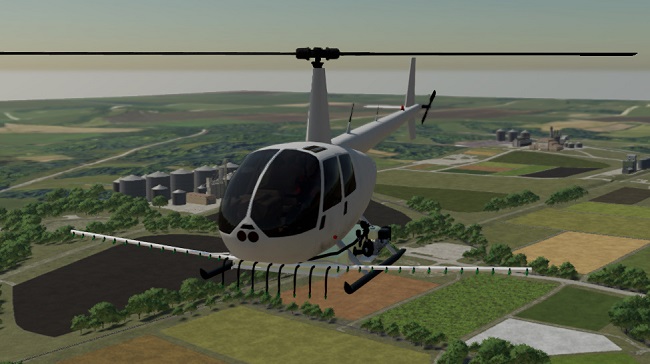 Robinson R44 Helicopter with Sprayer v1.0.0.0