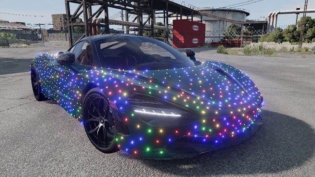 McLaren 720S + Christmas lights v1.0