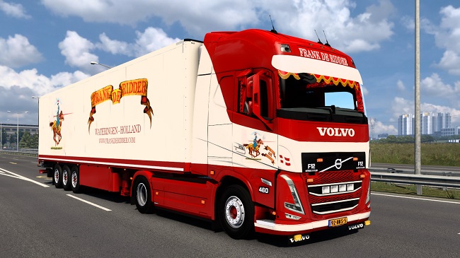 Volvo FH5 + Trailer "Frank de Ridder" v3.0