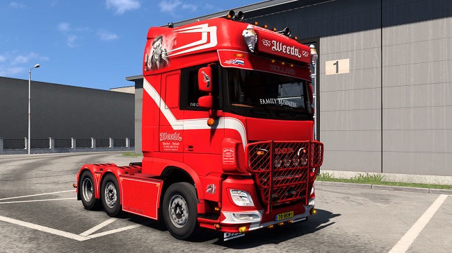 DAF XF106 480 Weeda Transport v13.1