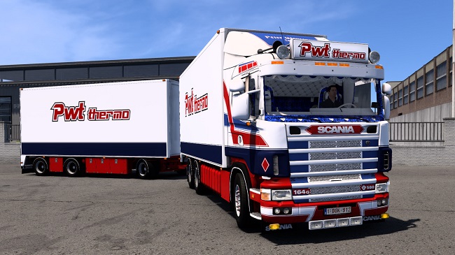 Scania 164G 580 + Trailer PWT Thermo v8.0