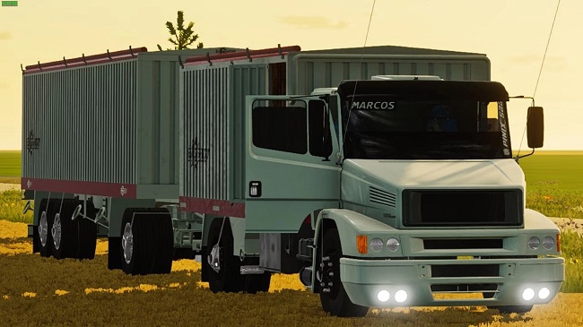 Mercedes Benz 1620 + ElFierro 3 Axle Trailer v1.0.0.0