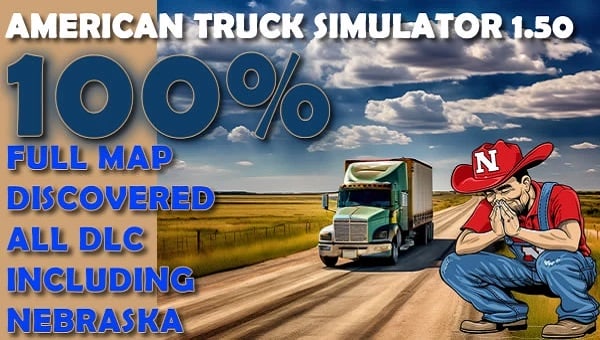 100% Opened Map in ATS 1.50