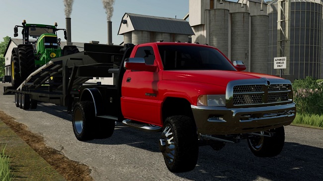 2001 Dodge 3500 + Gooseneck Trailer v1.0.0.0