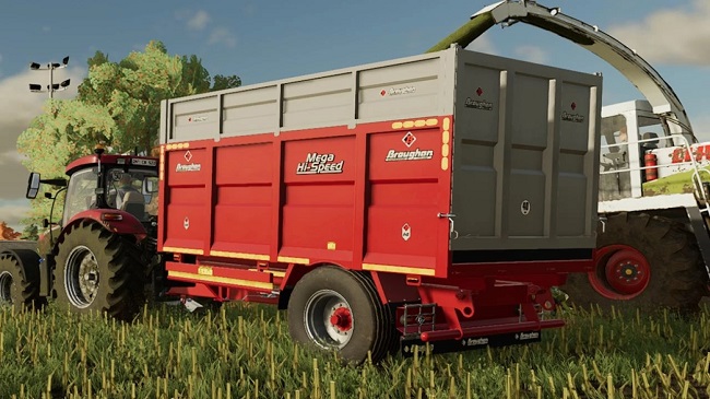 Broughan 1 Axle Grain/Silage Trailer v1.0.0.0