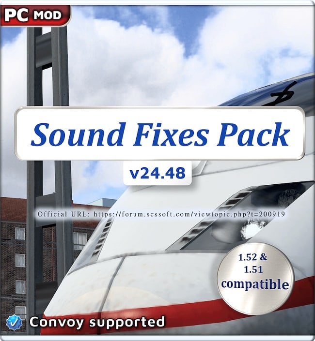 Звуковой мод Sound Fixes Pack v24.48