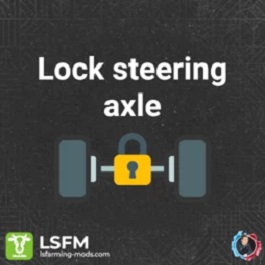 Lock Steering Axle FS25 v1.0.0.0