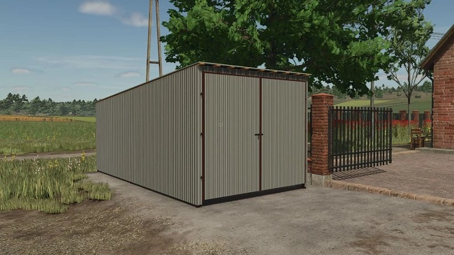 Metal Garages Pack FS25 v1.0.0.0