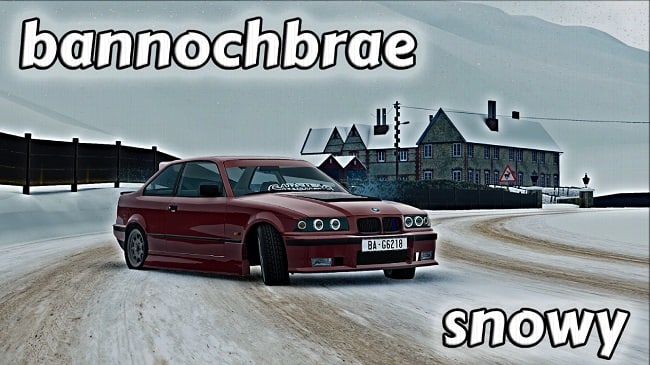 Карта Bannochbrae Winter Snow v1.0