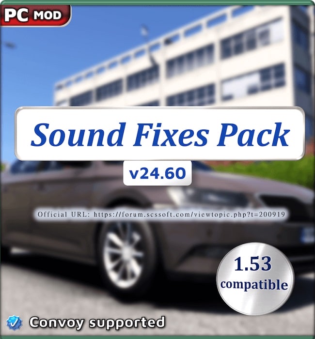 Звуковой мод Sound Fixes Pack v24.60.4