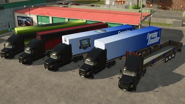 KÖGEL 16.5m Flatbed Tarpaulin Trailer v1.0.1.0