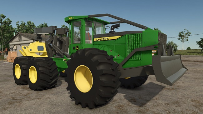 John Deere 768L-II Skidder FS25 v1.0.0.0