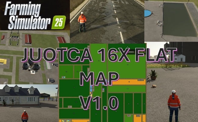 Карта Juotca Flat Map 16X v1.2.0.0