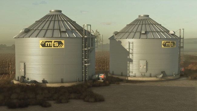 36FT Grain Bins FS25 v1.0.0.0