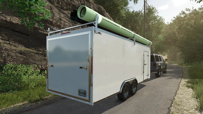 20ft Enclosed Trailer FS25 v1.0.0.0