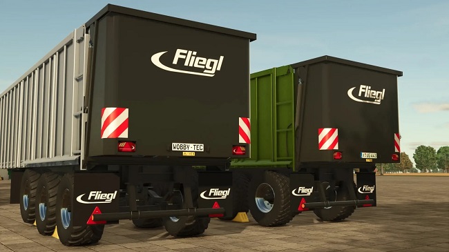 Fliegl ASS298 3-axle Push-off Shield Trailer WobbyTec v1.0.0.0