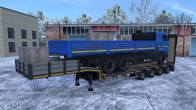 SCS Lowbed Trailer Cargo v1.4.5