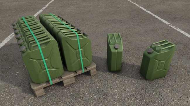 Jerry Can And Pallet FS25 v1.0.0.0