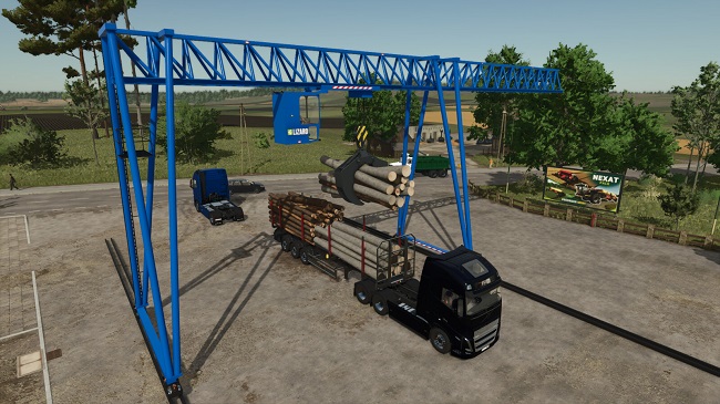 Wood Crane FS25 v1.0.0.0