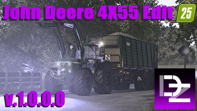 John Deere 4X55 Edit FS25 v1.0.0.1