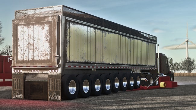 Lizard Superior End Dump Trailer Pack FS25 v1.0.0.1