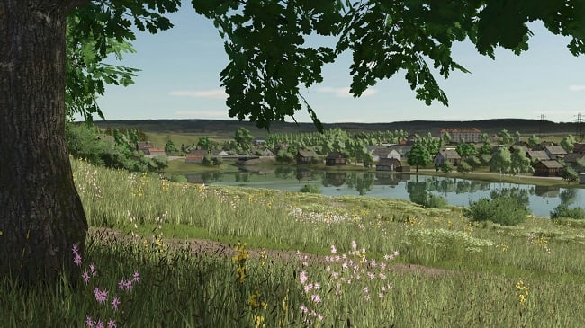 FS25 Маршруты автодрайв карты "Село Бурлаки" v1.0