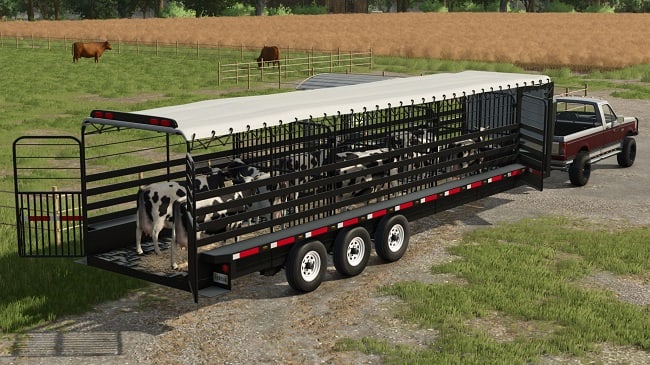 32FT Wilson Gooseneck Trailer FS25 v1.1.0.0