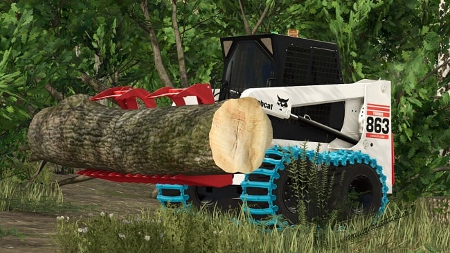 Bobcat 863 Turbo With Bobcat Shovel FS25 v1.0.0.0