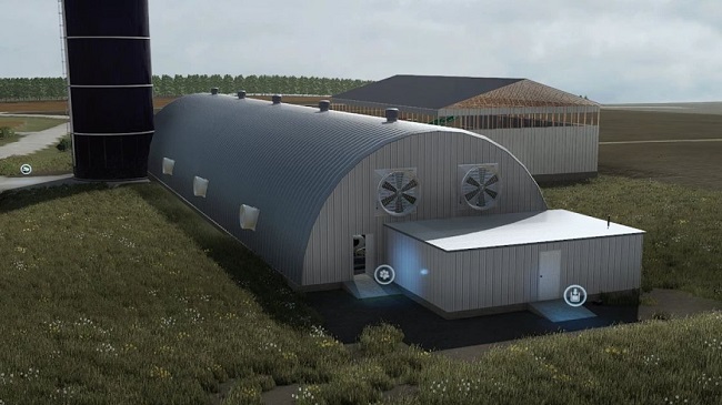 165x42 Dome Tie Stall FS25 v1.0.0.0