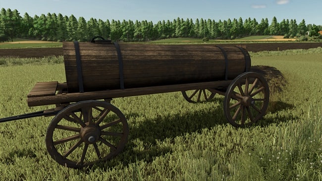 Manure Wood Barrel FS25 v1.0.0.0