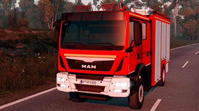 MAN TGM Fire Truck ETS2 v1.0