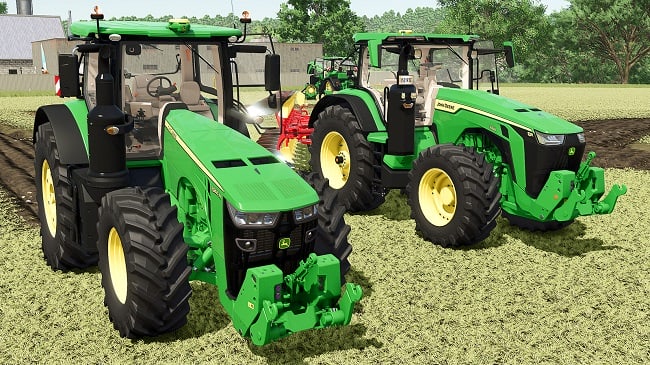 John Deere 8R Pack FS25 v1.0.0.1
